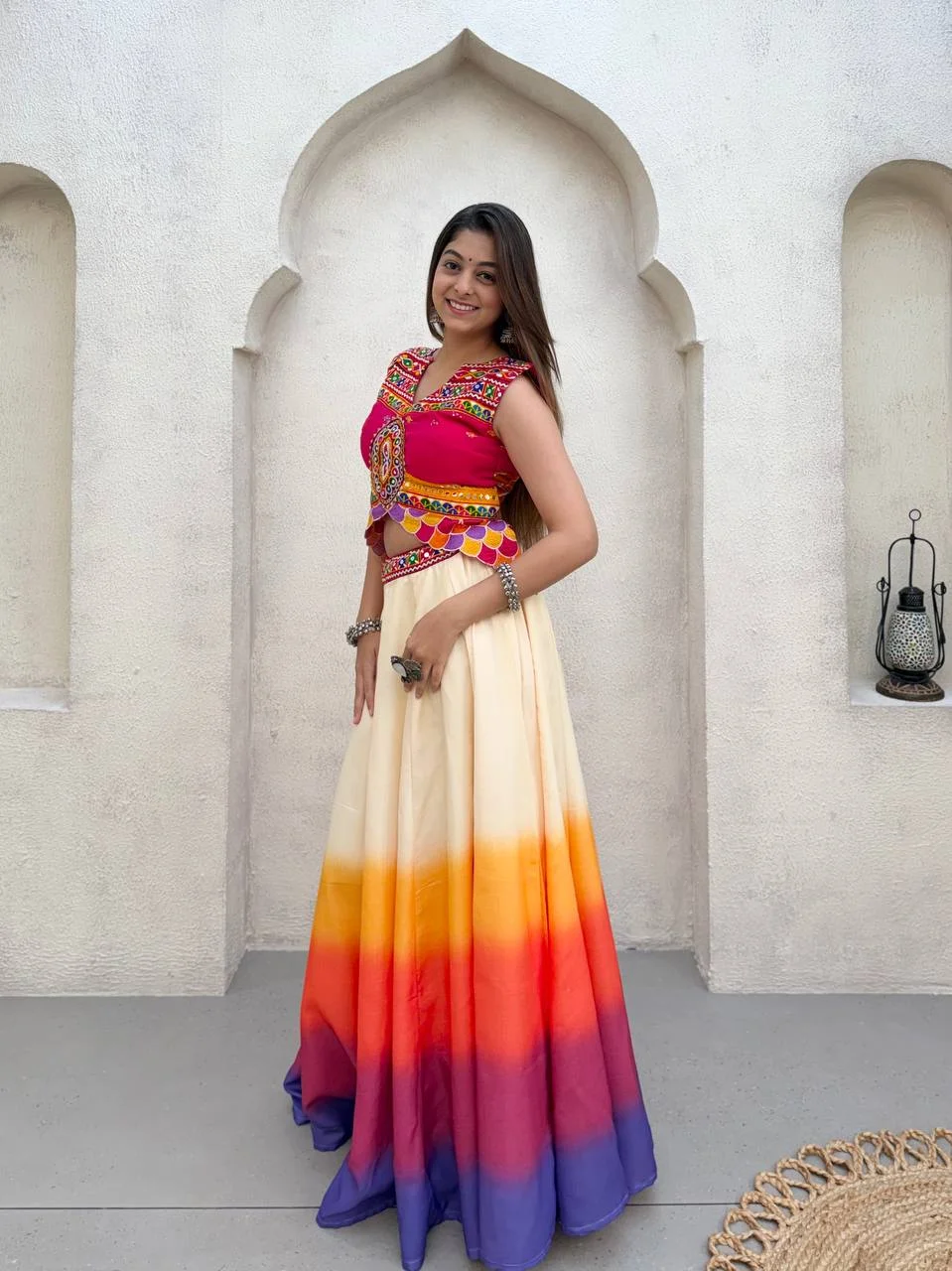 Navratri Collection Lehenga Choli for Women in Multicolour — photo 5 of 10