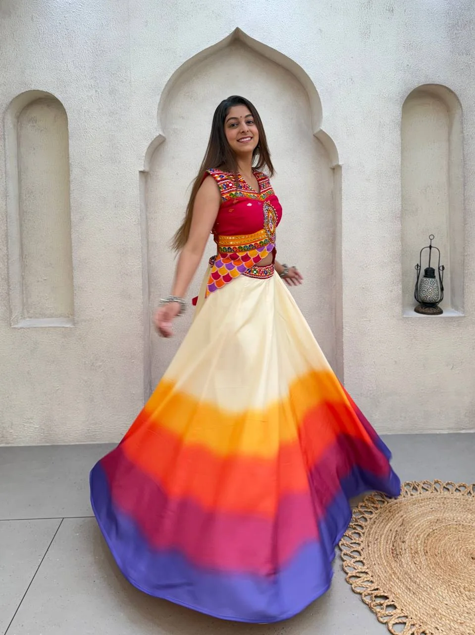 Navratri Collection Lehenga Choli for Women in Multicolour — photo 6 of 10