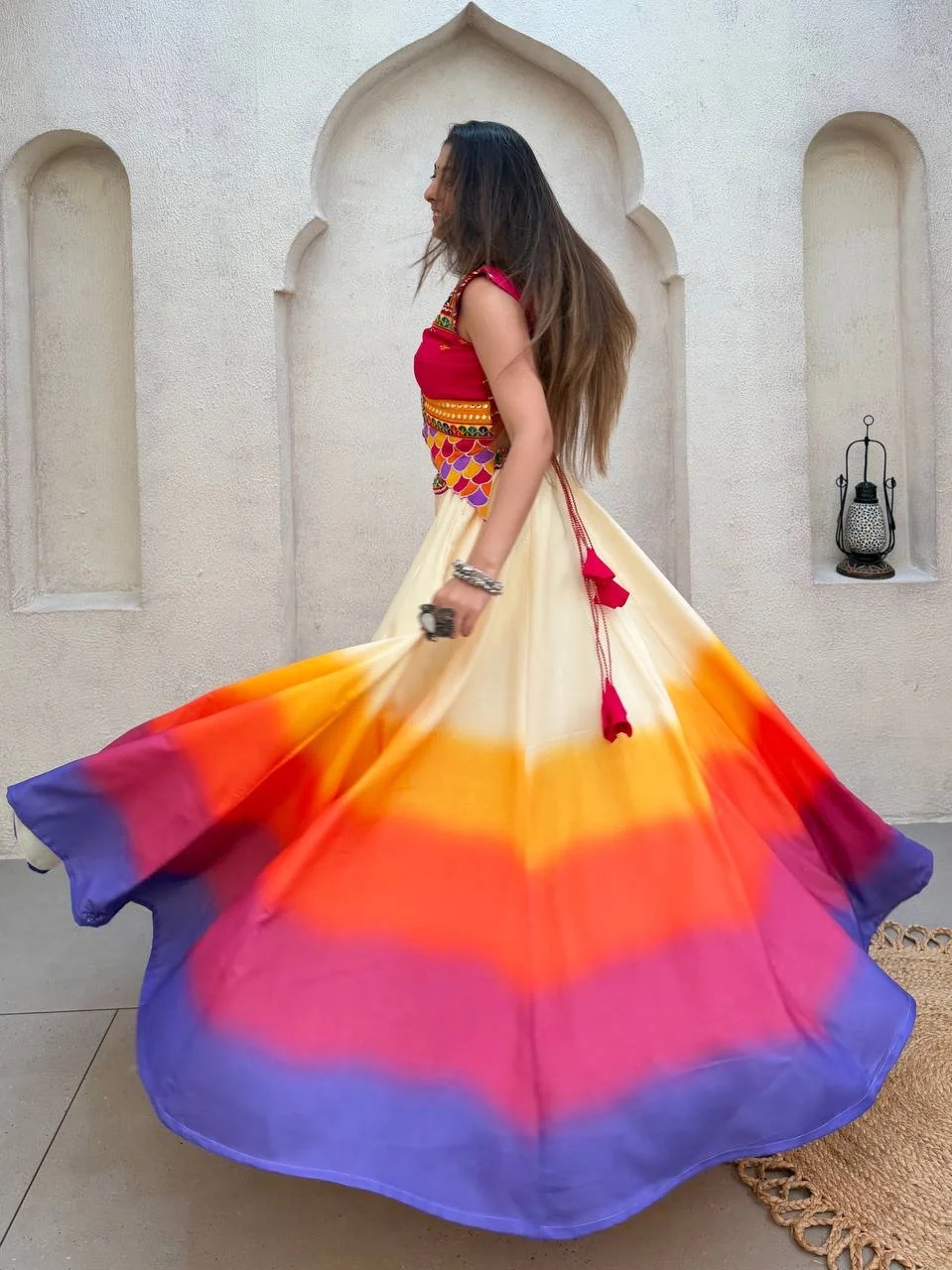 Navratri Collection Lehenga Choli for Women in Multicolour — photo 7 of 10