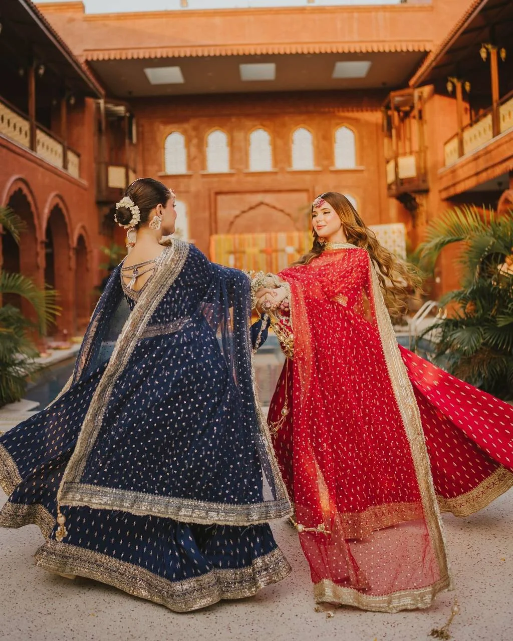 Vidala Clothings New Designer Party Wear Gown Dupatta & Bottom Set with Fancy Purse in Blue — photo 3 of 7
